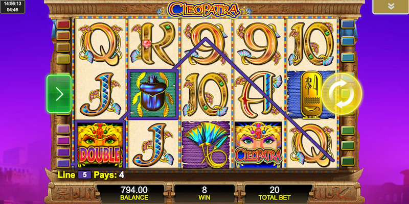 Cleopatra slot game